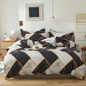 Bedding sets Kuup Cartoon Set Luxury Soft Queen Size Comforter Sets of Fitted Sheets Bed Linen 220 240 Nordic Cover 230802