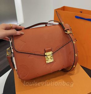 Luxurys designers väskor crossbodys kvinnor handväska messenger väskor oxiderande läder metis eleganta axelväskor crossbody väska shopping tote 104395