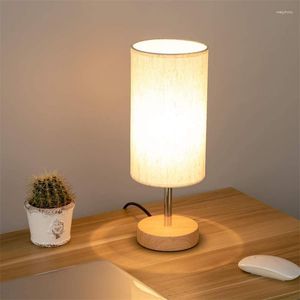 Lampy stołowe Dotknij lampa biurka LED do sypialni Pokój nocny Zmienny dom