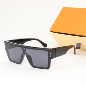 Óculos de proteção de uma peça para homem, óculos de sol da moda, óculos de sol para PC, multicolorido, UV400, pernas espelhadas largas, grandes quadrados, óculos de designer para tempo de lazer, designer de moda masculina