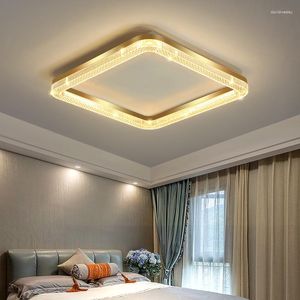 Chandeliers Round/Square LED Ceiling Chandelier For Bedroom Dining Room Foyer Coffee Bar El Restaurant Villa Office Indoor Home Lamp