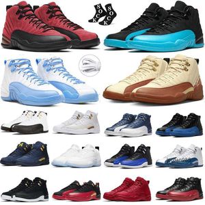 2024 jumpman 12s masculino Tênis de basquete Game French Blue Royal Dark Concord Black Taxi Stealth Grind Playoff Royalty Release Grind trainers tênis esportivos 7-13