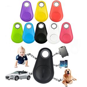 Mini Fashion Smart Dog Pets Bluetooth GPS Tracker Anti-Lost Alarm Tag Trådlös barnväska Plånbok Nyckel Finder Locator