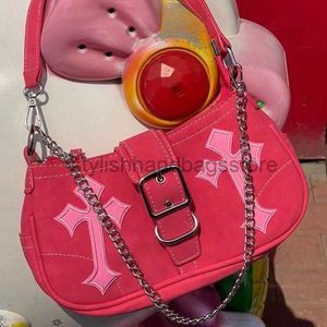 Çantalar vintage tatlı serin pembe kalp omuz y2k messenger çanta para cüzdan büyük kapasite sevimli yan cep banliyö kadın bagstylishhandbagsstore