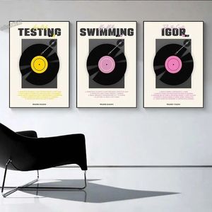 Leinwandgemälde, Popmusik-Album, Vinyl, minimalistische Poster und Drucke, Wandkunst, Bild, Geschenke für Freunde, Zuhause, Raumdekoration, ohne Rahmen w06