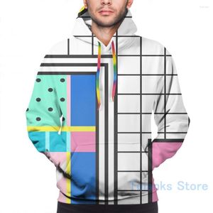 Men's Hoodies Mens Sweatshirt For Women Funny Retro Colourful Collage Print Casual Hoodie Streatwear