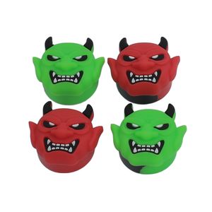 Storage Bottles 5ml 10pcs Demon Style Silicone Dab Jar Nonstick Heat Resisting for Smoking Pipes Cig Paste Containers Reusable Durable