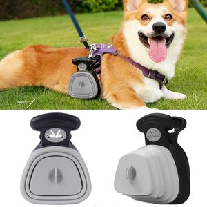 penne per canili Dog Pet Travel Pieghevole Pooper Scooper con sacchetti scomponibili Portable Outdoor Waster Cleaner Dispenser per sacchetti di cacca Raccoglitore di escrementi 230802