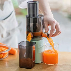 Fruit Vegetable Tools Mini Slow Juicer Household Fullautomatic Small Multifunctional Residue Juice Separation Frying 230802