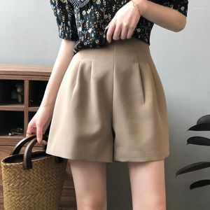 Kvinnors shorts sommaren hög midja för kvinnor college med en bredben a-line silhuett perfekt trendig och lekfull look