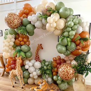 Altri articoli per feste per eventi 15580pcs Avocado Verde Palloncini Ghirlanda Caffè retrò Sabbia Palloncino bianco Jungle Safari Compleanno Decorazioni per matrimoni Baby Shower 230802