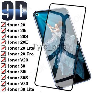 Handy-Displayschutzfolien 9D Vollschutzglas für Honor View 20 20i 20S 20E V20 Displayschutzfolie auf Honor 30 Lite 30i 30S V30 Pro gehärtetes Glas Film x0803