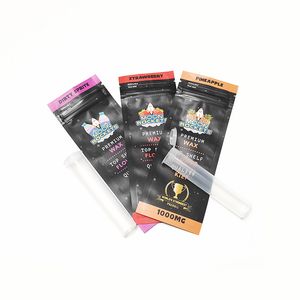 1G Moonrockets Pre Roll Packaging Rurki i 7 opcji zamek błyskawiczny Mylar Pakiet Bag Pink Lemonade Oryginał