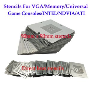 90mm BGA Direct Heat Graphics Card Stencils Welding Accessoarer för VGA Memory Universal Game Consoles Intel Ndvia ATI Video Chips Stencil