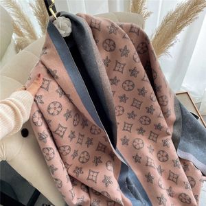 Classic designer cashmere warm scarf Autumn and Winter Imitation Cashmere Scarf Air-conditioned Room Long Style Overlay Shawl Double sided Warm Neck