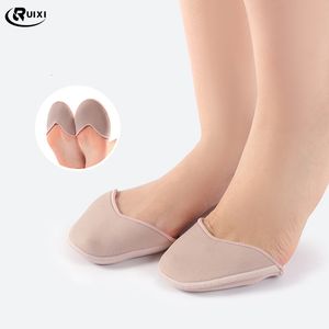 Shoe Parts Accessories 1 Pair Super Soft Elastic Knitting And Silicone Ballet Dance Tiptoe Toe Cap Cover Pads Protector Cushion Feet Care Tools 230802