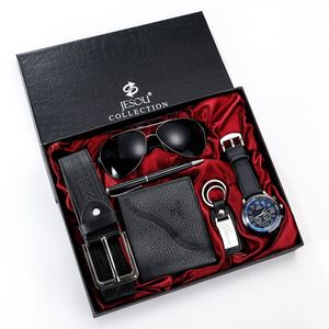 Luxury 2023 Fashion Men's Gift set beautifully packaged watch wallet sunglasses set hot creative combination set