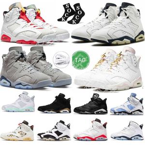 2024 2023 Jumpman 6 6s buty do koszykówki Uniwersytet Błękitne technologie biały żagiel biały cement czysty grzmot kucyk włosy guava lodowe trampki sportowcy rozmiar 13