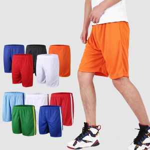 Mäns shorts Men Summer Sports Shorts Bottoms With Pockets Solid Kids Football Training Running Basketball Soccer Shorts Women Badminton 230802