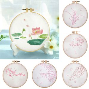 Chinese Style Products China Style cross stitch Material package Embroidery Hand Embroidery Hoop Needlework Tools DIY Artcraft Delicate Beginner