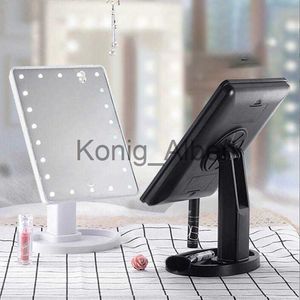 Kompaktowe lustra 22 Światło LED LED Makeup Makeup Lustro Light Table Portable Rotation Light