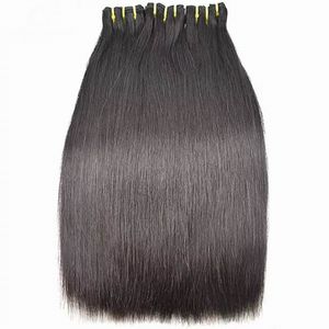 Luxo super duplo desenhado cabelo virgem cru vison reto 300 g/lote tecelagem 3 pacotes estilo noite menina clube