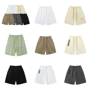 Herrkvinnor män shorts designer essentail shorts klädkläder essen unisex shorts bomull sport mode kort gata stil tidvatten knä längd essent shorts shorts