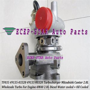 TF035 TF035HM-12T-4 49135-03320 49135 03320 4913503320 Turbolader Turbo Für MITSUBISHI Canter 2 8L 4M40 4M40T Diesel Wasser coole268s