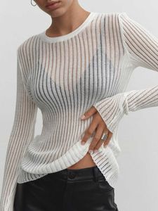Fashion Slim Fit Pullover Solid Color Casual Pullover Långärmad bekväm t-shirt Vår och sommar 2023
