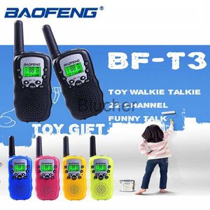 Walkie talkie 2st baofeng bft3 pmr446 walkie talkie bästa gåva för barn radio handhållen t3 mini trådlös tvåvägs radio barn leksak woki toki x0802