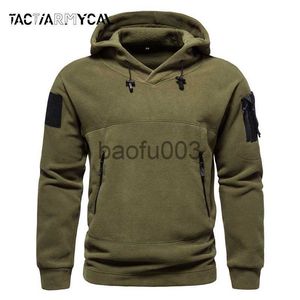 Moletons masculinos com capuz moletons de lã de inverno com capuz masculino militar tático moletons com capuz ao ar livre outono quente térmico masculino com capuz suéter masculino outono j230803