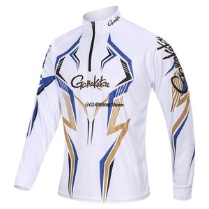 Other Sporting Goods Top Long-sleeved Collar Fishing Shirt Moisture Wicking Outdoor Quick-drying Clothes Fishing Clothing Uv Fishing Jersey 230802