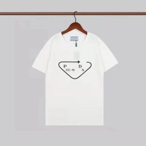 Mens t shirt designer letter P printed short sleeve luxury cotton casual holiday sweatshirt fashionable street lovers clothing S-5XL CXG8034