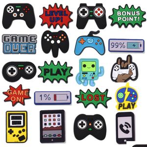 Parti di scarpe Accessori Commercio all'ingrosso Controller per videogiochi Charm Decorazione Fibbia per intasamento Charms Jibitz Pins Drop Delivery Otf2S