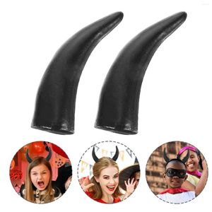 Bandanas Animal Costume Ox Horn DIY Hair Decor Horns Halloween Bull Plastic Headband Bulls Imitation Miss