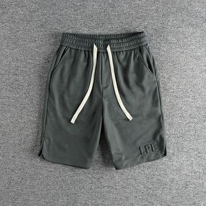 Shorts Masculino 2023 Estéreo com Letras em Relevo Padrão Casual Com Sarja Tecido Respirável Tendência Esportiva Capris 390