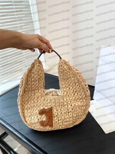 Famous Designer Bags Luxury Bag Straw Bag Women Bag Fashion Handbag High Quality Woven Bag Underarm Bag Ladies Shoulder Bag Beach Bag Casual Bag stylisheendibags