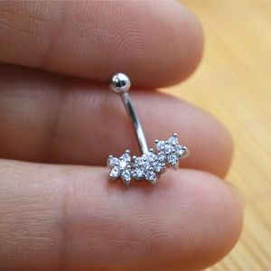 Labret Lip Piercing Jewelry 20pcs Body 16G Morne Eyebrow Navel Bar Earrings Stud Flowers Gems Ear Cartilage Helix Tragus 230802