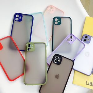 Matte Smooth Full Body Phone Cases For Iphone 15 14 Plus 13 12 11 Pro Max Translucent Bumper Hard PC Shockproof Protection XsMax Xr Xs X 7 8 Plus Phone Case