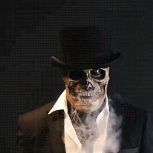 Party Masks Halloween 3D Horror Skull Cosplay Mask Movable Chin Skull Full Head Lateks Mask Party Decoration Decoration Mask Halloween Masque L230803