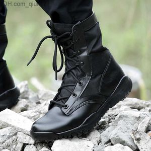 Boots Lightweight Military Black Boots Breathable Spring Summer Shoes Tactical Battle Botas homre Military Chaussure homme Z230803