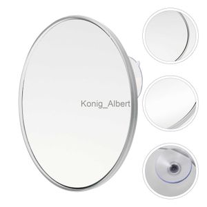 Compact Mirrors Lighted Makeup Vanity Magnifying Mirror Suction Cup Round Wall Entryway Decor Hanging Metal x0803