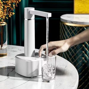 Other Drinkware Water Bottle Pump Electric Gallon Automatic Foldable Dispenser With Stand Rechargeable for Home 230802