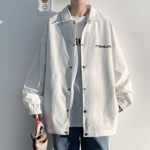 Men's Jackets Women's Lapel Coat Korean Style Loose Clothes Neutral Versatile Casual Sweet Cool Jacket Mujer Chaqueta Ropa Para