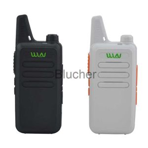 Walkie Talkie 2PCS X WLN KDC1 Black White 16 Channel Ultrathin Mini Walkie Talkie UHF 400470 MHz Ham Radio X0802