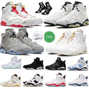 męskie buty do koszykówki Jumpman 6 6s University Błękitne kucyk włosy czerwony oreo uniwerek carmine złota obręcze Georgetown Midnight Cactus czarny podczerwień wycięty sportowy rozmiar 13