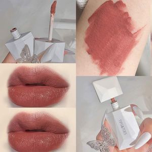 Lip Gloss Makeup TIPS&TOES Business Card Glaze Set Wholesale Clay Matte Non-stick Cup Velor Waterproof