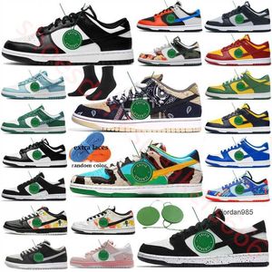 2024 Men women panda shoes designer triple pink sneakers Black White grey fog Gym Red unc coast syracuse vintage Safari Mix Argon UCLA jogging walking shoe size 13.5-5.5