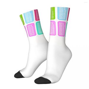 Herrensocken, Einmaleins, eine unterhaltsame Möglichkeit für Kinder, Mathematik zu lernen, für Herren und Damen, Winterstrümpfe aus Polyester