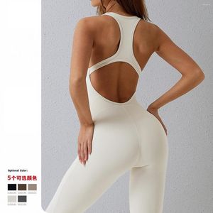 Active Sets One Piece Jumpsuit Nylon Workout Clothes For Women Yoga Set Gymnastics Leotard Sport Gym Outfit Ballet Bodysuit Body Coverall